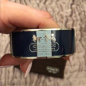 Authentic blue coach bracelet